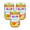 Embalagem x 3 Pote de arroz com cenoura e peru biológico +8 meses HiPP 220 g