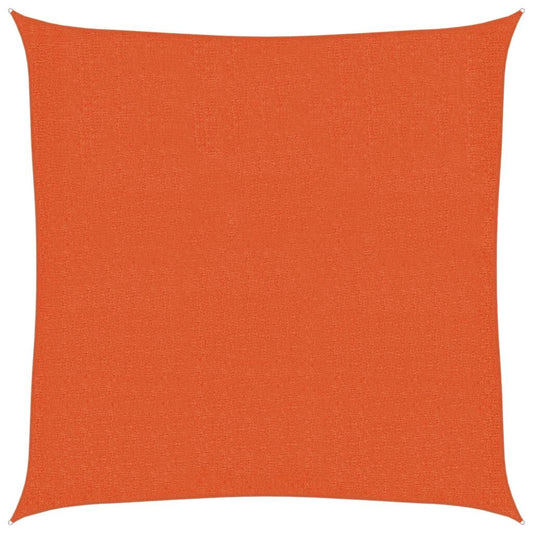 Vidaxl Toldo De Vela Hdpe Naranja 160 G/m² 3,6x3,6 M_0