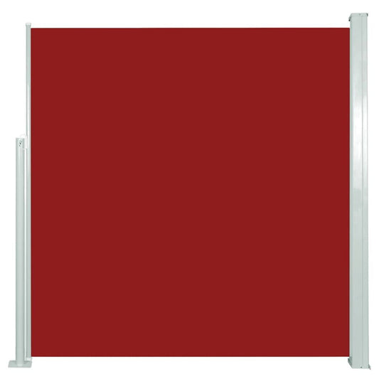 Vidaxl Toldo Lateral Retráctil De Jardín Rojo 140x300 Cm_0