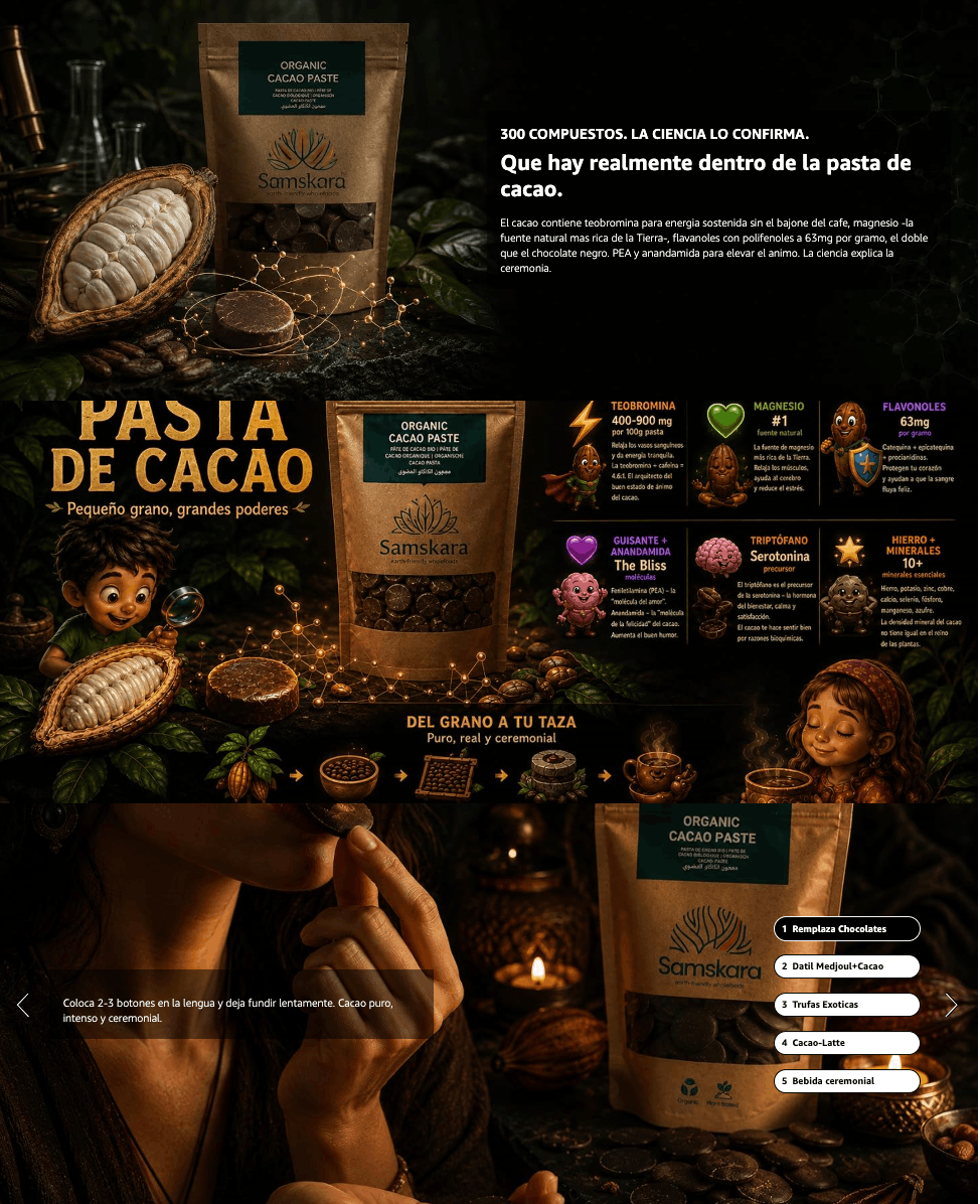 Pasta De Cacao Licor Bio - 4kg (1kg Envase Retail + 3kg Bolsa Granel De Recarga) | Cacao Puro Ecológico Vegano_4