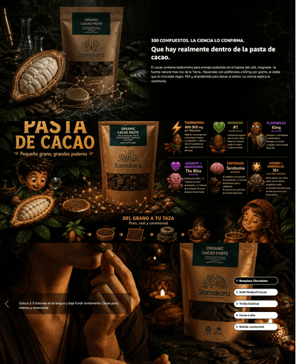 Pasta De Cacao Licor Bio - 4kg (1kg Envase Retail + 3kg Bolsa Granel De Recarga) | Cacao Puro Ecológico Vegano_4