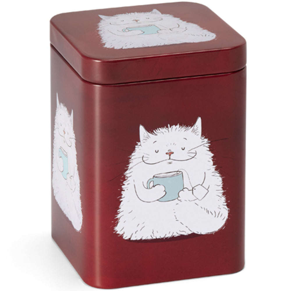 Lata Roja Con Gato Blanco - 100g_0
