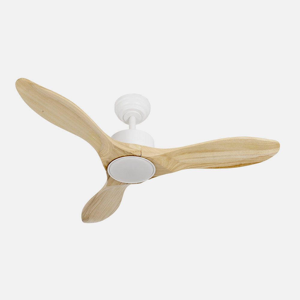 Ventilador Dc Segre 24w Blanco 3 Aspas Haya 6vel. 107d 2424lm 3000k-6500k C/remoto, Timer, Reg. Intensidad, Mem._2