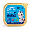 Ração húmida para gatos Patê Salmão e Frango Tub Edgard & Cooper 85 g