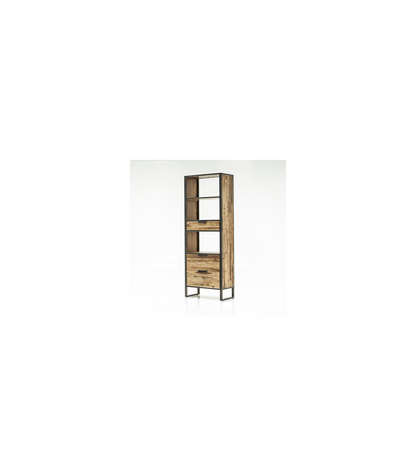 Estantería 3 Cajones Modelo Ele L02 Acabado Envejecido, 70cm(ancho) 190cm(alto) 35cm(fondo)._2