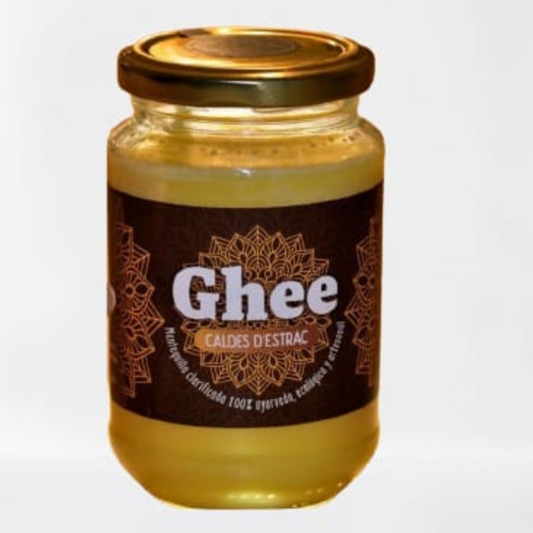 Ghee Manteiga Clarificada Artesanal Ayurveda Caldes D'Estrac Eco 370 ml.