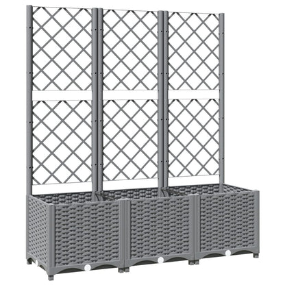 Macetero De Jardín Gris Claro 120 X 40 X 136 Cm_0