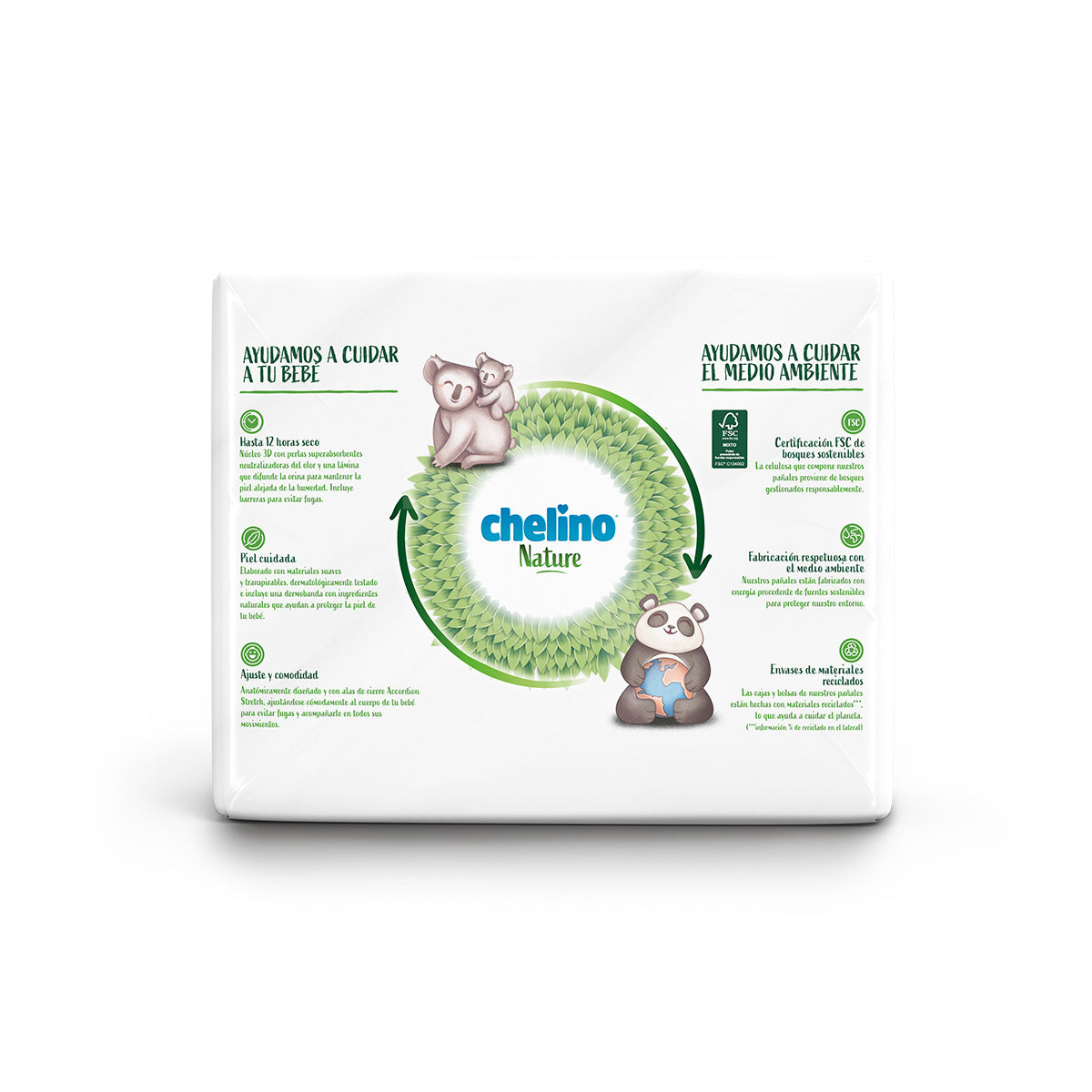 Fraldas Chelino Nature T5 13-18 kg 30 unidades