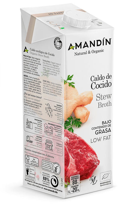 Caldo de Cocido Bio Amandin 1L