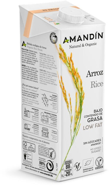 Bebida de Arroz Bio Amandin 1L