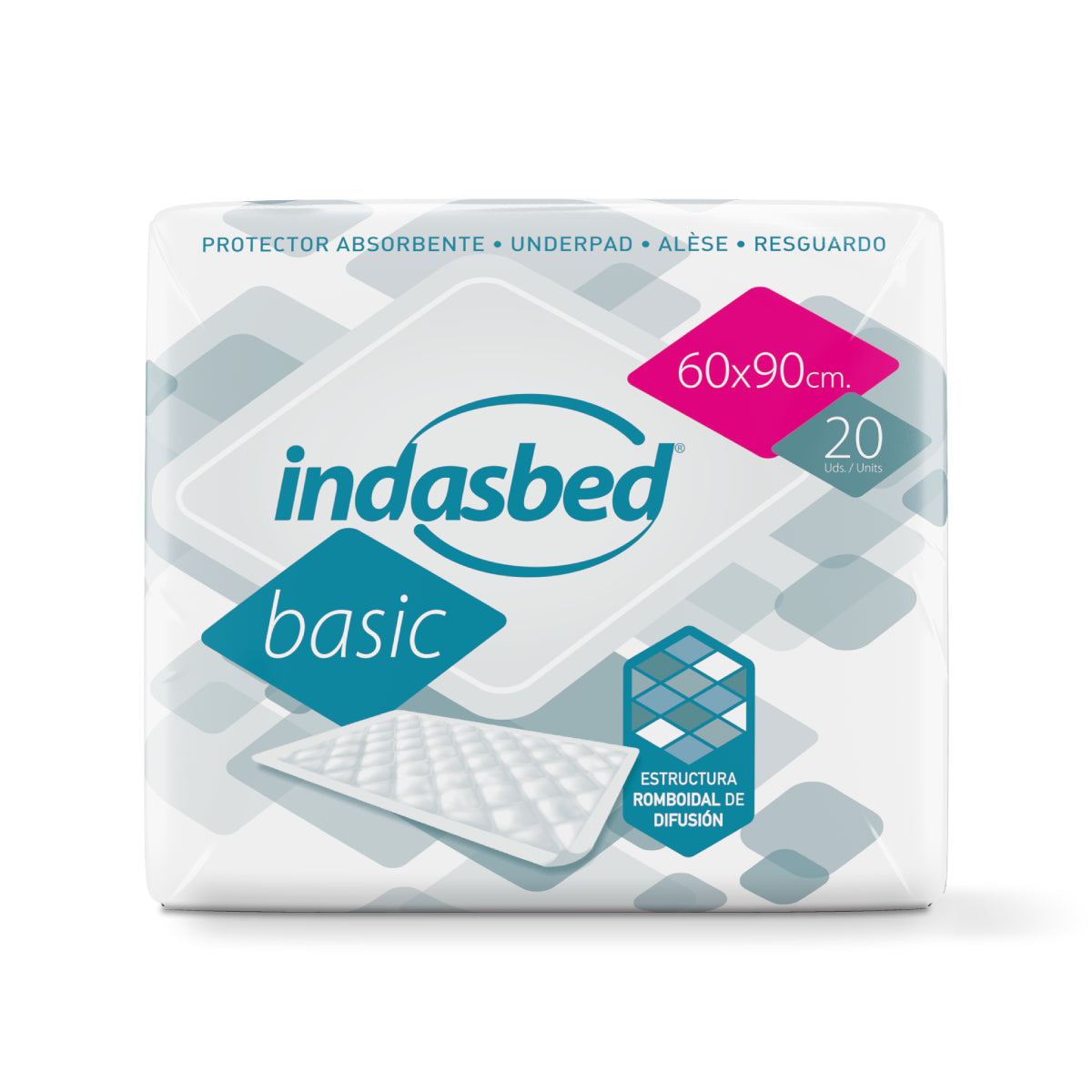 Protector Cama INDASBED BASIC 60X90 20 uds