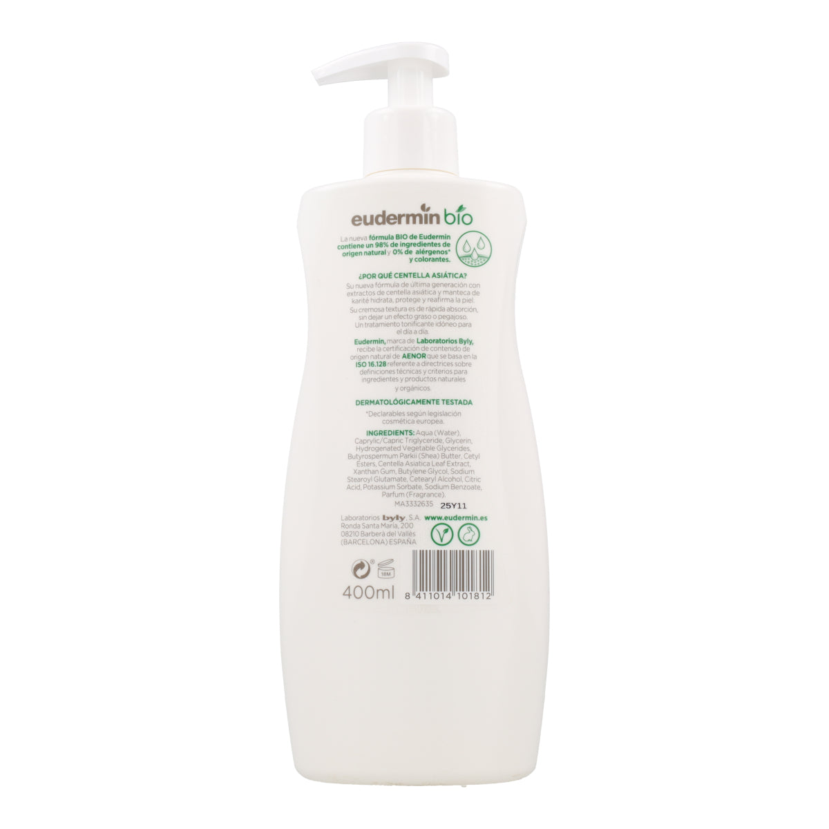 Creme corporal refirmante BIO Eudermin 400 ml