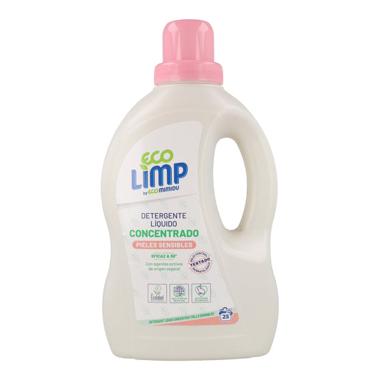 Detergente líquido para pele sensível Mimidu ECO 25 doses