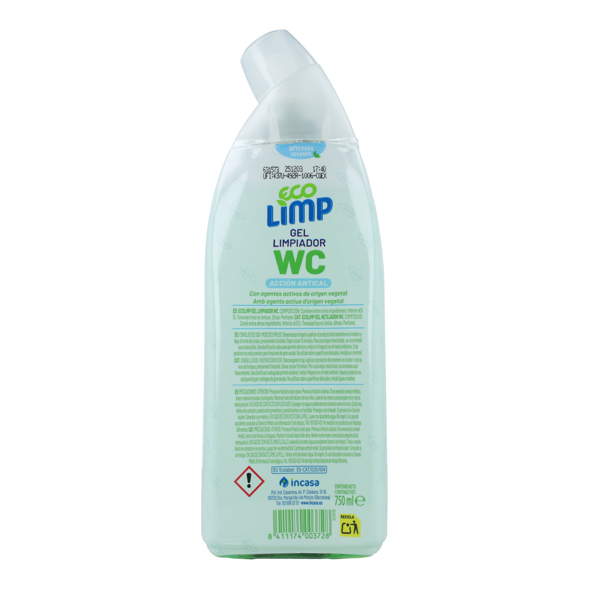 Gel de limpeza para casa de banho Mimidu Eco 750ml