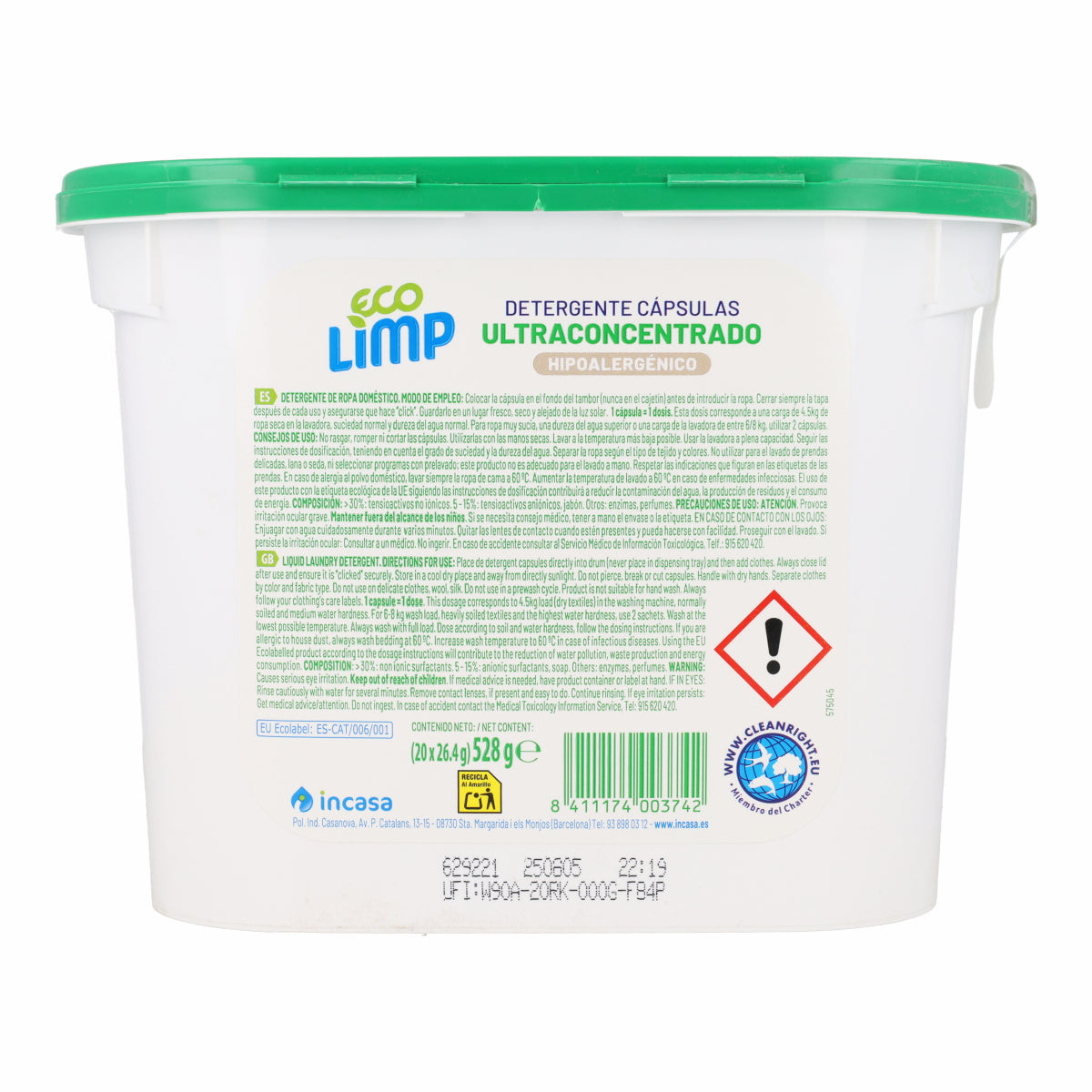 Mimidu ECO Detergente em cápsulas ultraconcentrado 20 doses