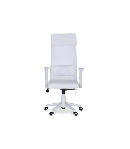Sillón Despacho Regulable En Altura Airflow En Color Blanco 120/128cm(alto) 65cm(ancho) 6_5