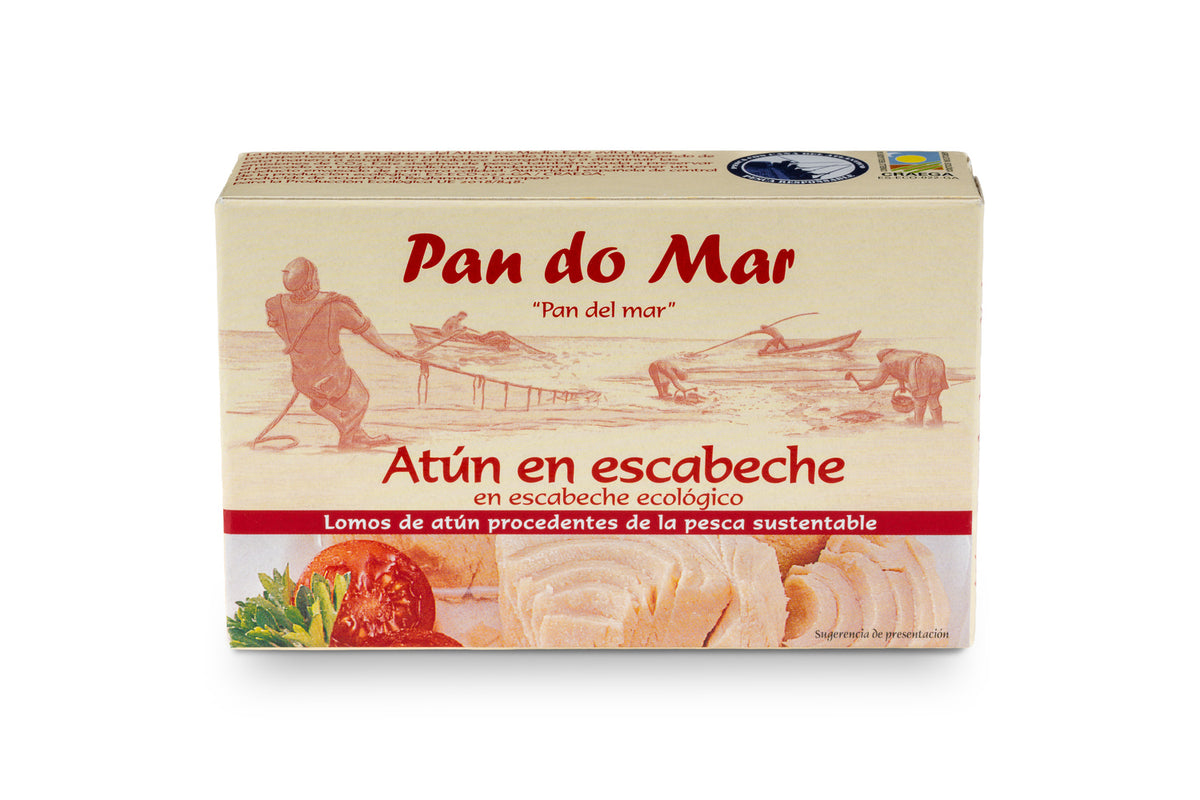 Atún en escabeche ecológico en Lata Pan do Mar 120g