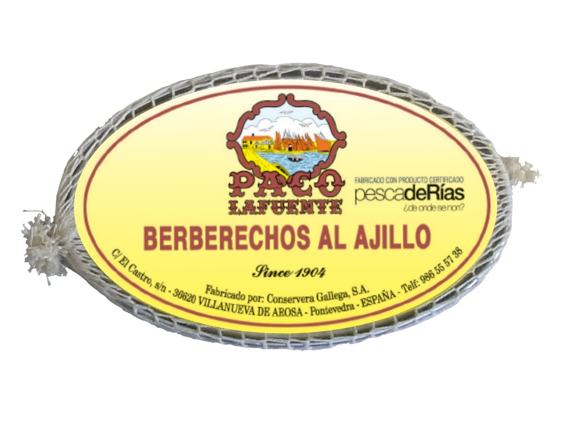 Berberechos al Ajillo Paco Lafuente 115 g