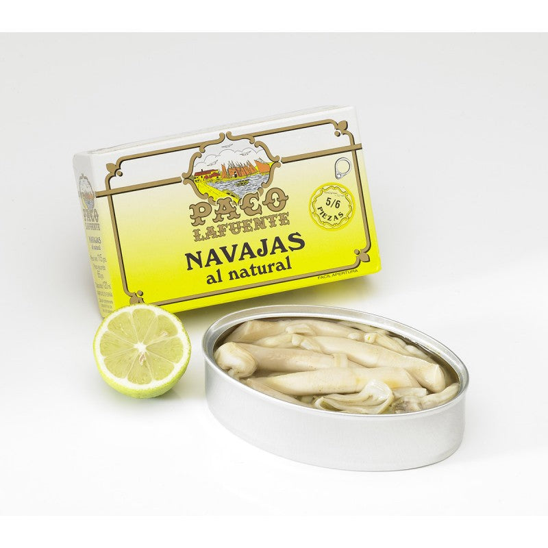 Navajas al Natural Paco Lafuente 115 g (5/6 pza)