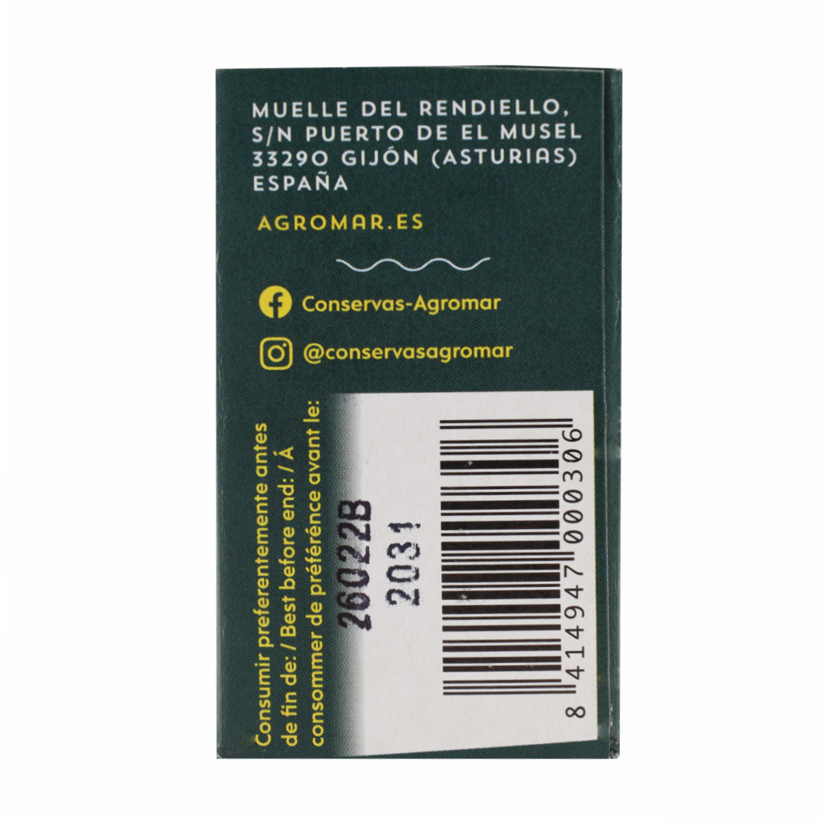 Paté de Centollo AGROMAR 100 g