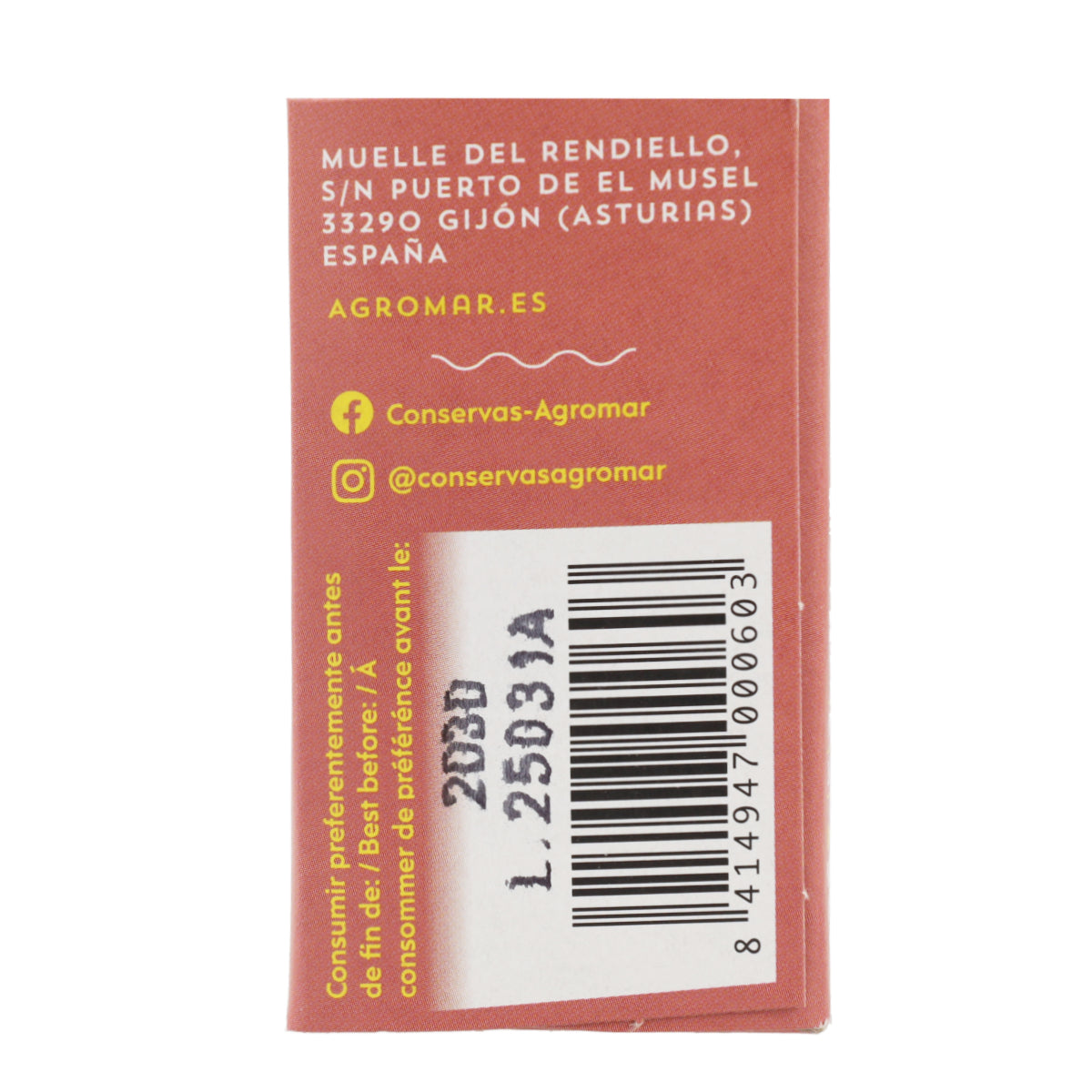 Paté de Salmón ahumado AGROMAR 100 g