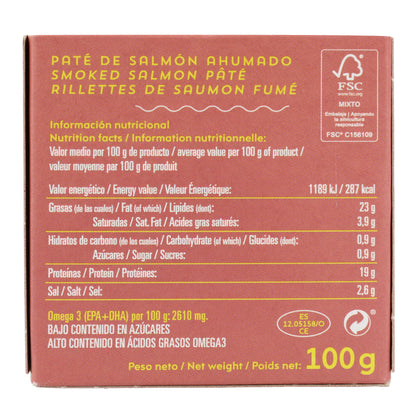 Paté de Salmón ahumado AGROMAR 100 g