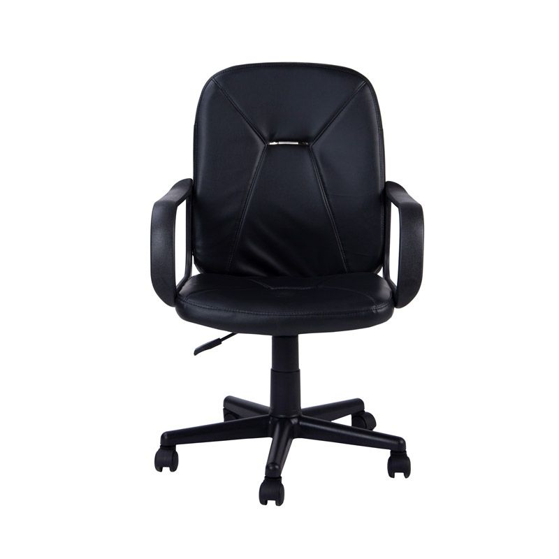 Silla De Oficina Génesis Tapizado, Negro, 55 X 87-96 X 45_5