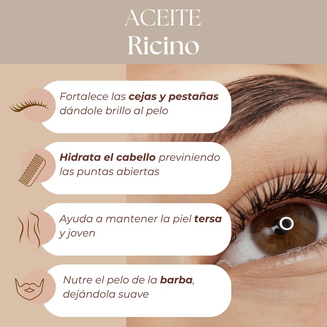 QKnatur - Aceite De Ricino Orgánico 250 Ml - Para Pelo, Piel, Pestañas, Barba Y Uñas - 100% Puro - Nutre Y Fortalece_4