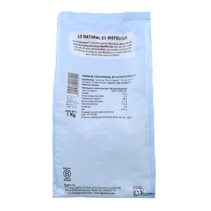 Farinha de Trigo Integral Biológica El Granero 1 kg