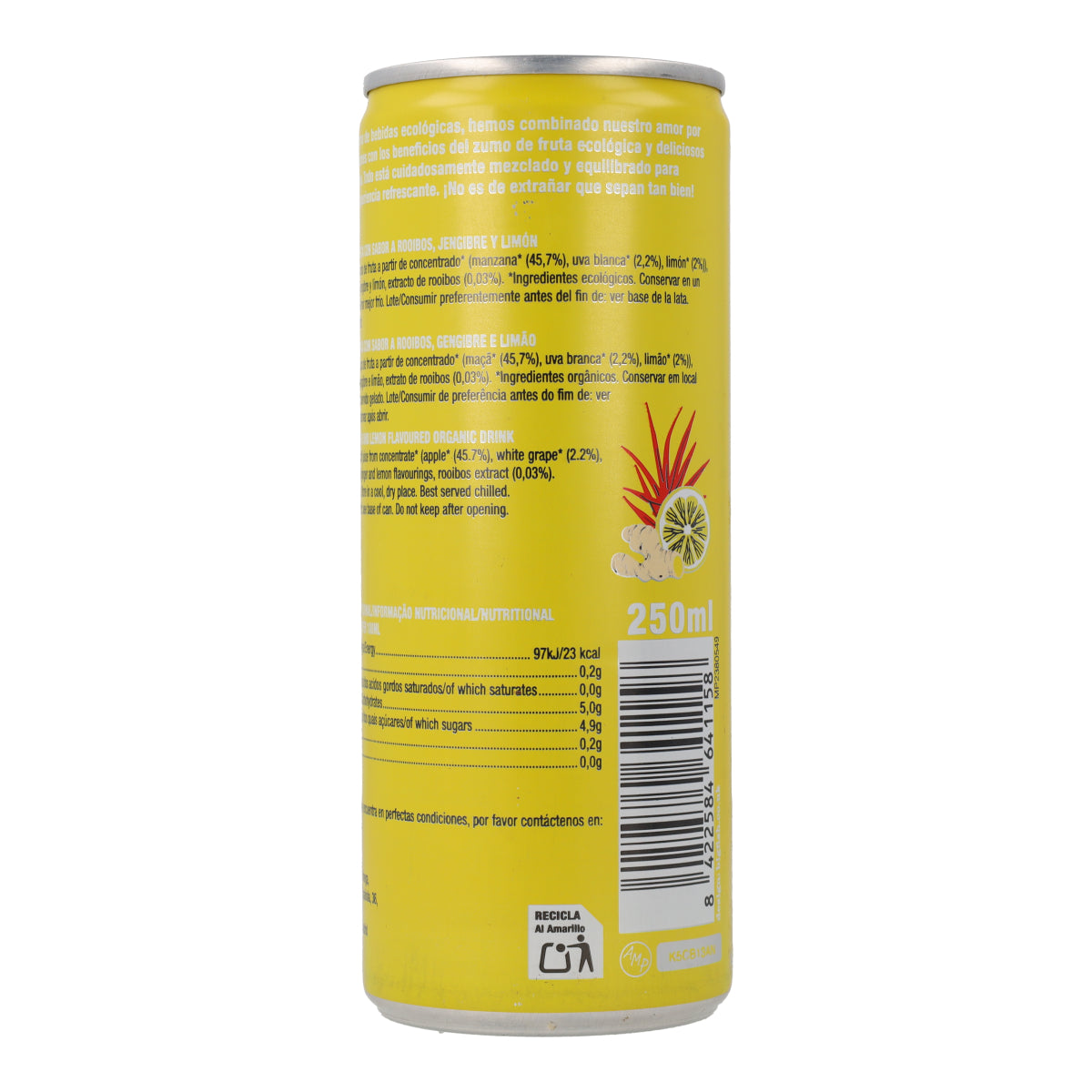 Refrigerante Cupper de Gengibre, Limão e Rooibos 250 ml