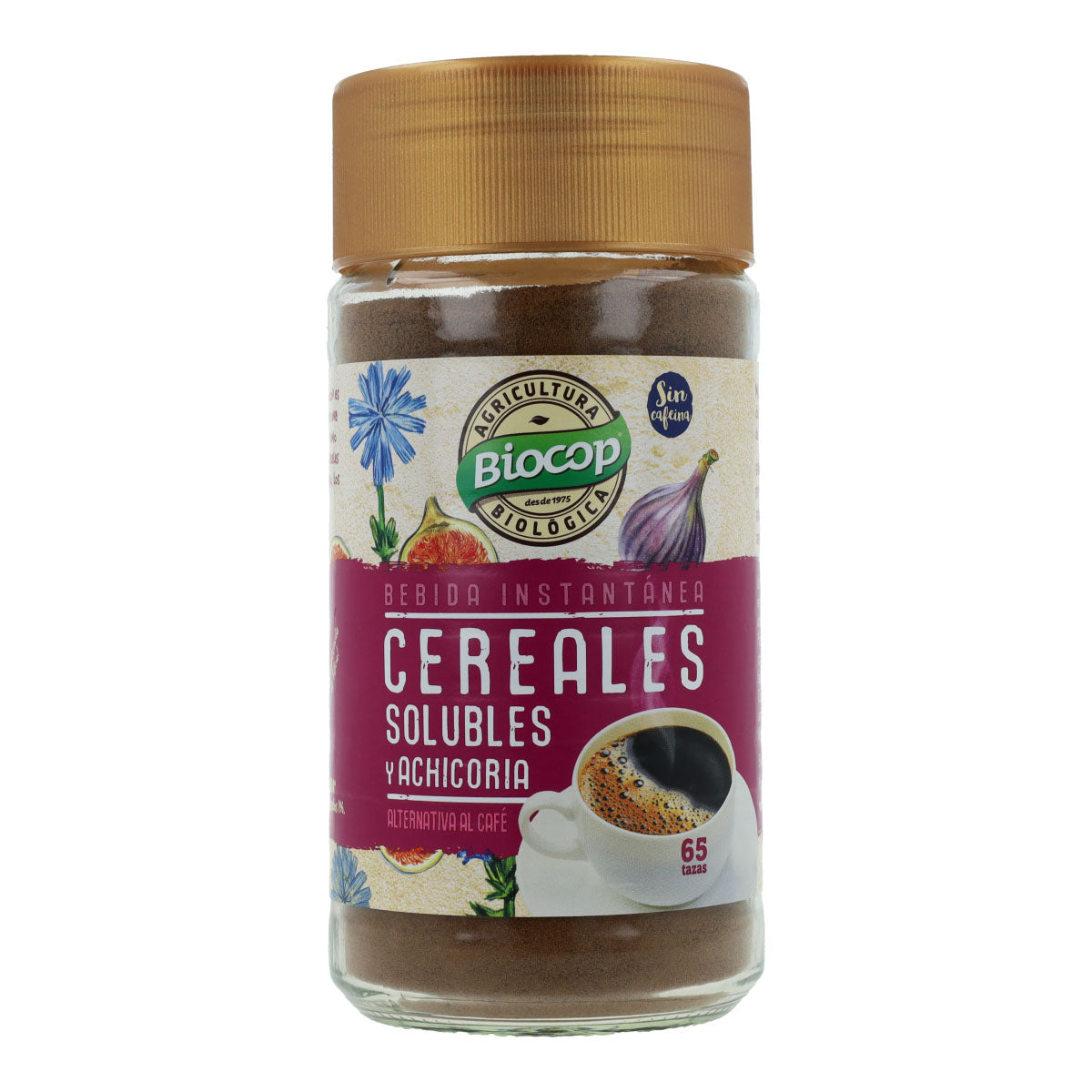 Cereal biológico Biocop, café com figo e chicória, 100g.