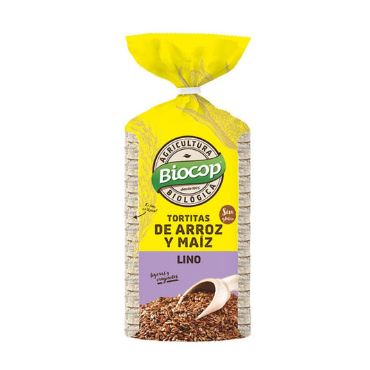 Bolinhos de Arroz e Milho com Linho Biocop 200 g