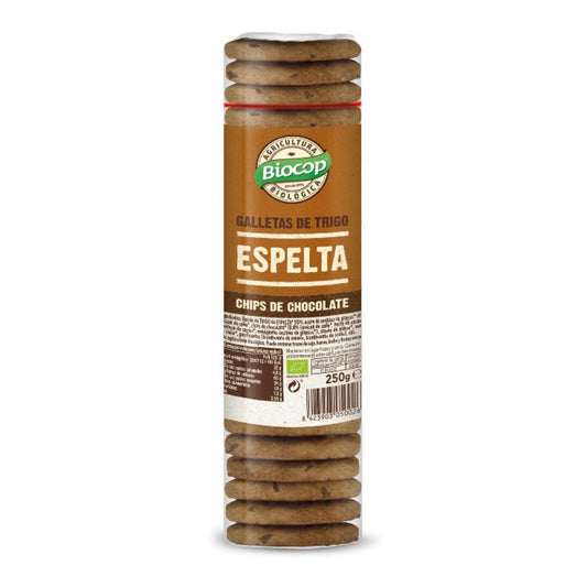 Biscoitos de Espelta Biocop Biocop com Pepitas de Chocolate 250 g