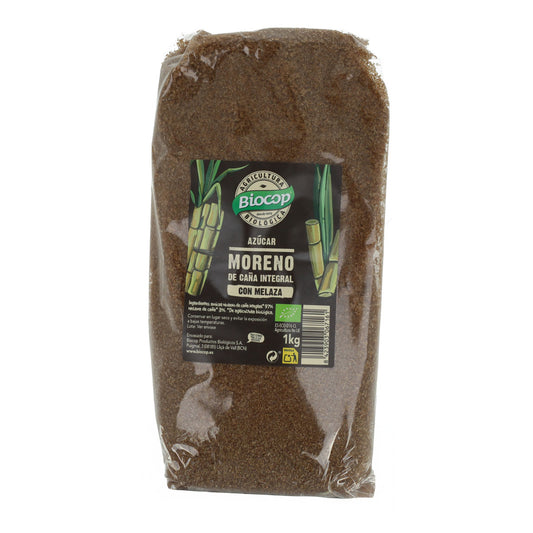 Açúcar Mascavado Integral Biológico Biocop com Melaço 1kg