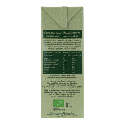 Caldo de Legumes Biológico Biocop 1 L