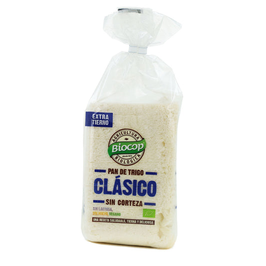 Pão Fatiado Clássico Sem Crosta BIO Biocop 300 g
