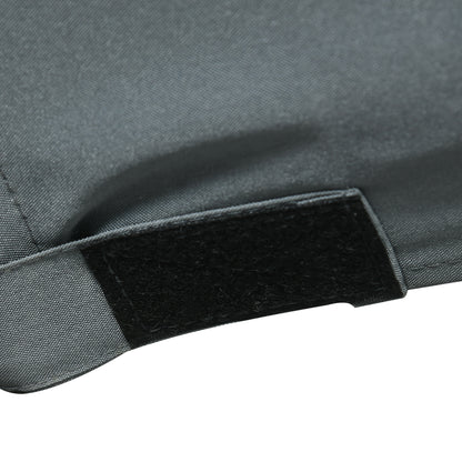 Outsunny Sombrilla De Jardín Plana 180x130x115-205 Cm Techo Inclinable Gris_3