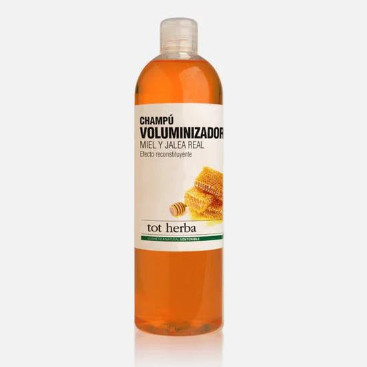 Champu Voluminizador Miel Y Jalea Real  Tot Herba 500 ml