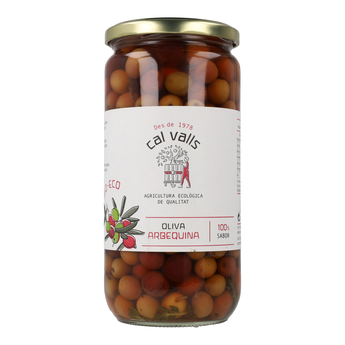 Azeitonas ECO Arbequina Cal Valls 720 g