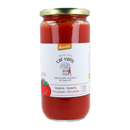 Tomates biológicos triturados Cal Valls, 670 g