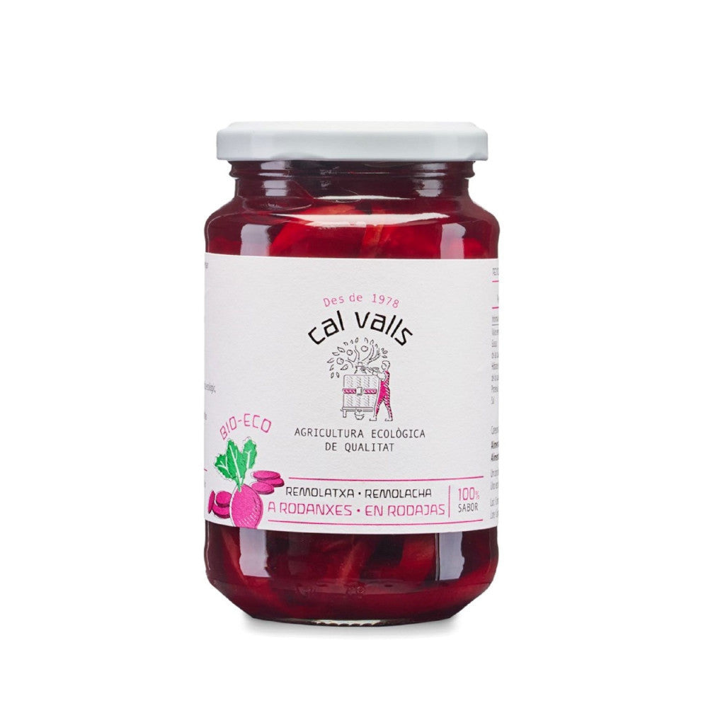 Remolacha en rodajas con Agua y Sal ECO Cal Valls 350 g