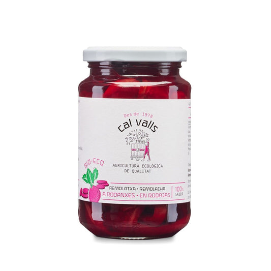 Remolacha en rodajas con Agua y Sal ECO Cal Valls 350 g