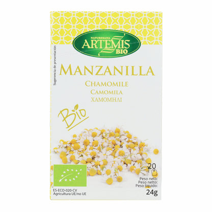 Camomila Artemis, 20 filtros.