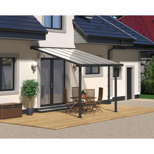 Olympia 307x294 pérgola anexa cinzenta 