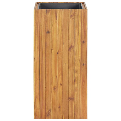 Arriate De Madera Maciza De Acacia 43,5x43,5x90 Cm_2