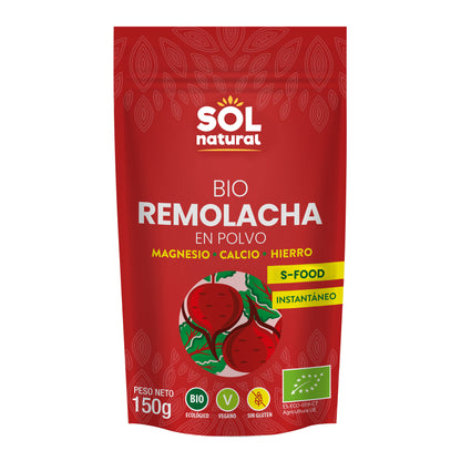 Remolacha Roja En Polvo Bio Sol Natural 150 g