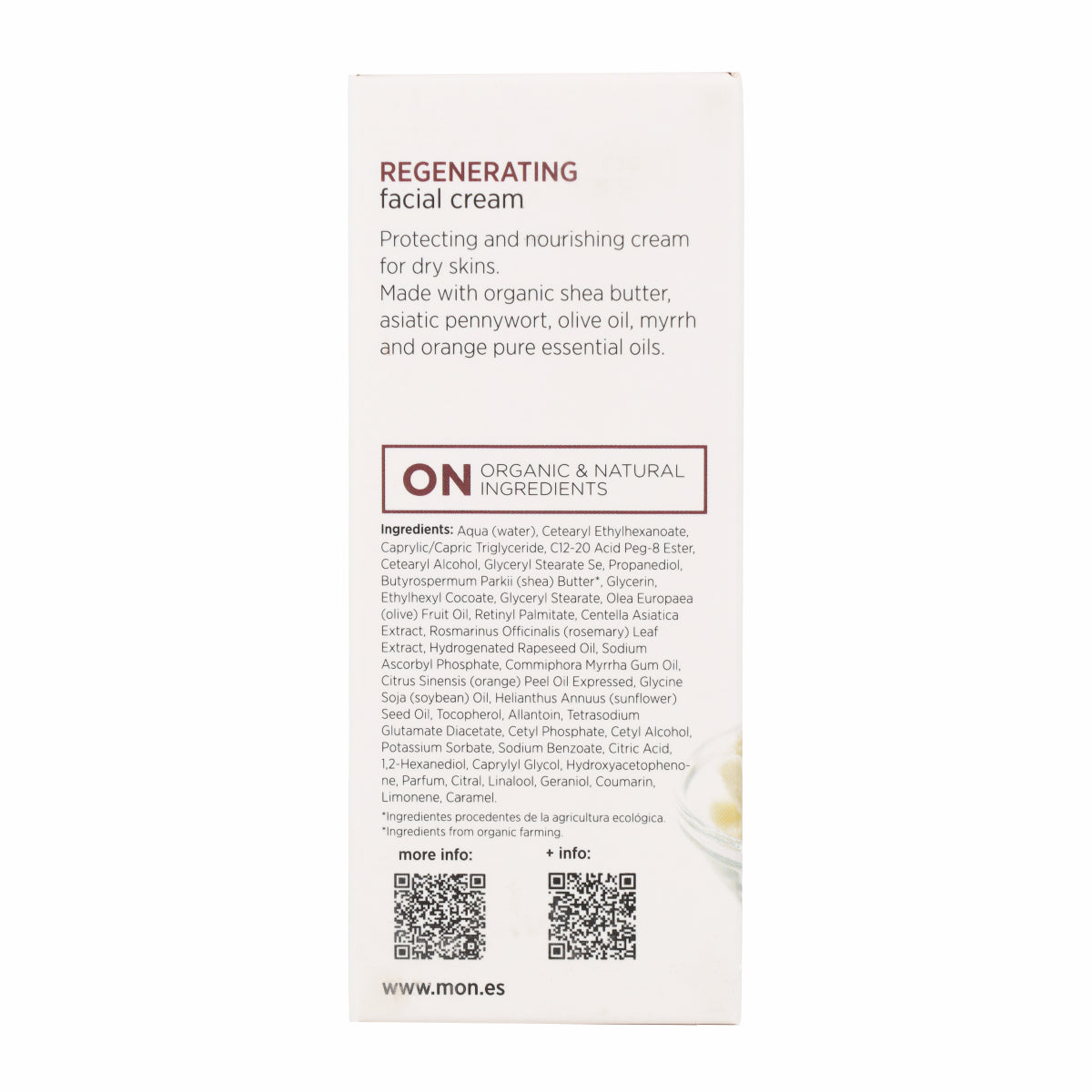 Creme Regenerador Karite Mon 50 ml