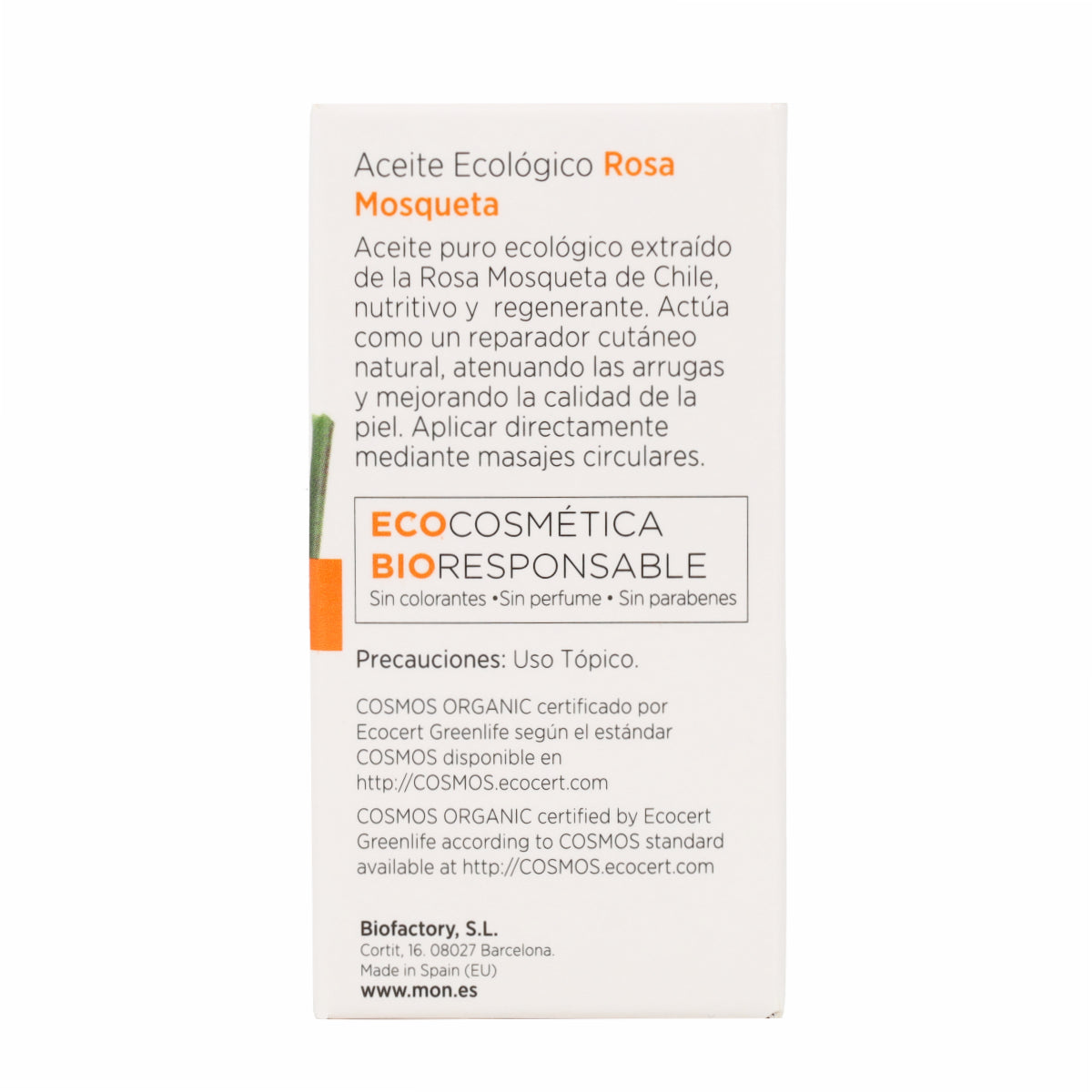 Óleo de Rosa Mosqueta Puro Mon Deconatur 30 ml