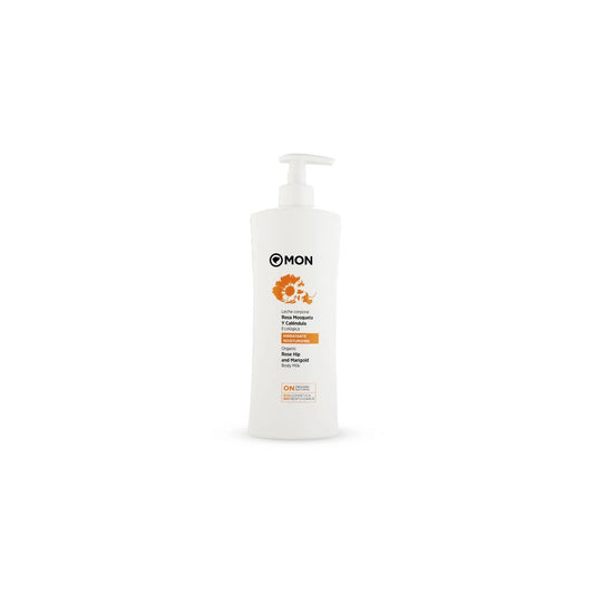 Leche Corporal Rosa Mosqueta y Caléndula Eco Mon, 500 ml