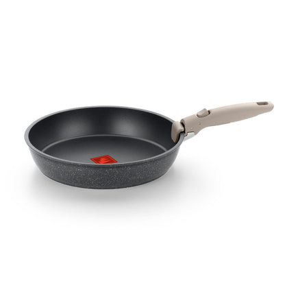 Set 3 Sartenes 20-24-26CM One Click Pietra Aluminio Forjado Antiadherente Mango Desmontable Monix